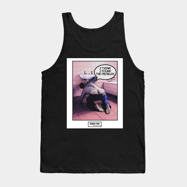 Queer Pop: Plumber Tank Top by JasonLloyd